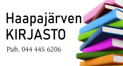Haapajärven kirjasto logo